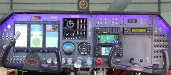 mooney M20F aircraft panel picture