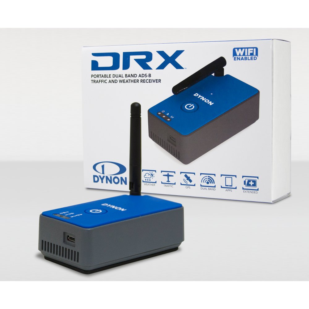 Dynon Avionics DRX Dual Band Portable ADS-B Traffic And Weather ...