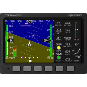 Dynon Avionics FLIGHTDEK D180 Electronic Flight Information System ...