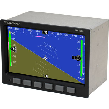 Dynon Avionics EFIS-D60 Super Bright Electronic Flight Information ...