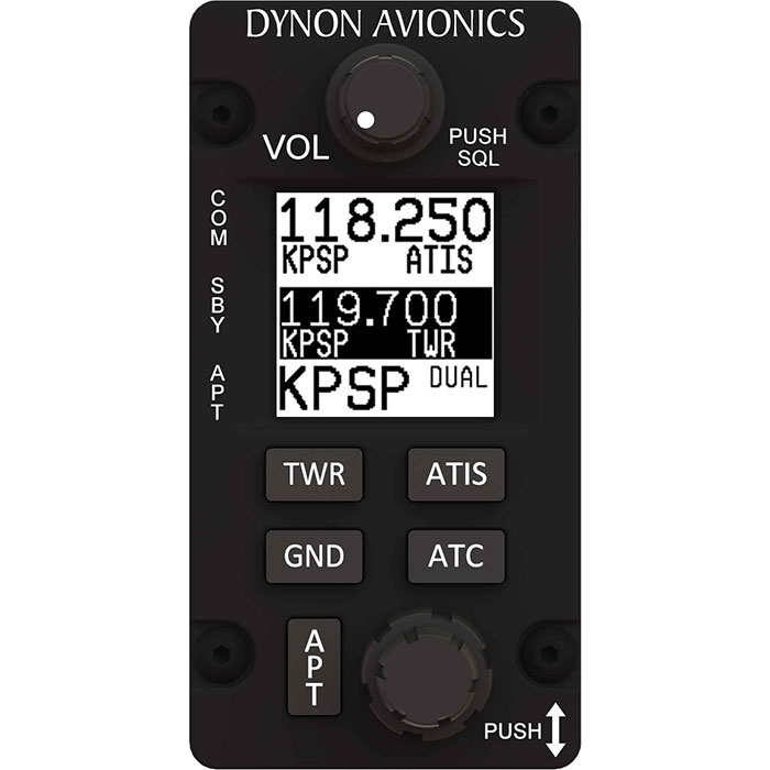 Dynon Avionics Integrated SkyView COM Radio (25 kHz) 1020XX000