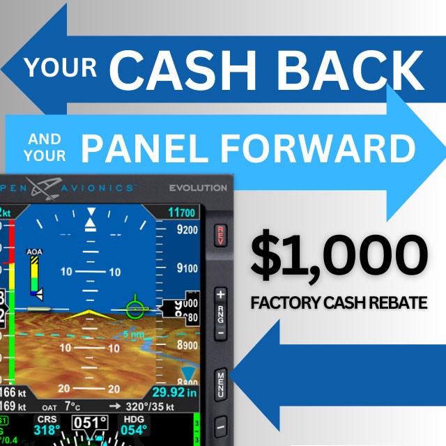 Aspen Avionics Cash Rebates Are Back