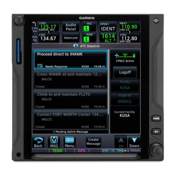 Garmin Brings FAA Data Comm to the Retrofit Market