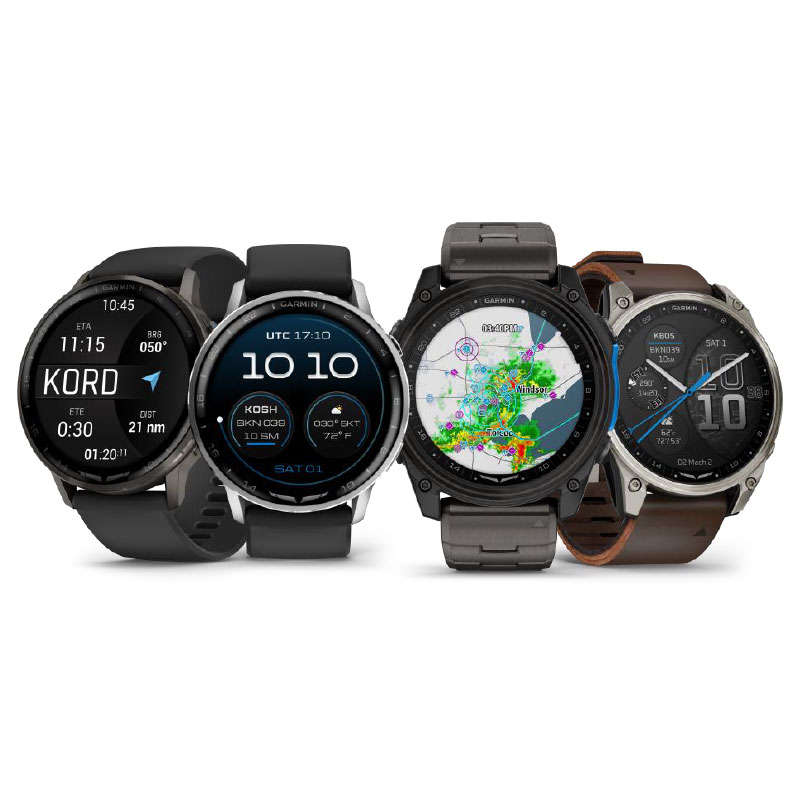 Garmin Announces New D2 Air X15 and D2 Mach 2 Aviator Smartwatches