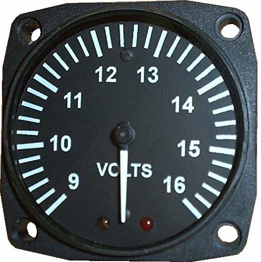 UMA Instruments 14-260 Series Electronic Volt Meter (2-1/4, Non-TSO'd)