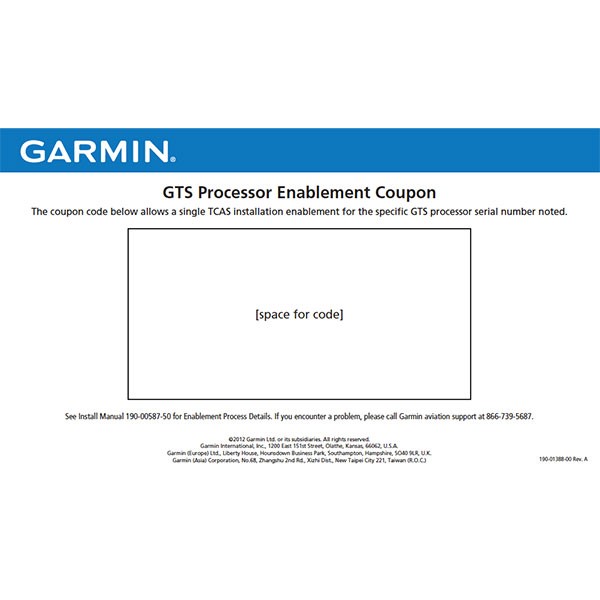 Picture of GTS 825 to GTS 855 Enablement Coupon, Picture 1