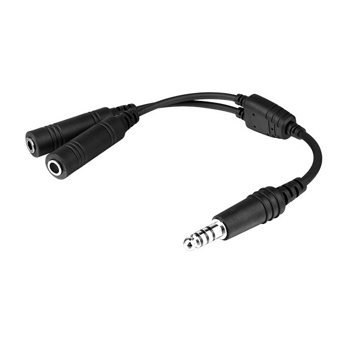 Replacement  Helicopter to General Aviation Headset Adapter Cable U 174 0v 