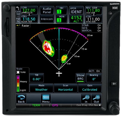 Garmin Introduces the GWX™ 75R Aviation Weather Radar