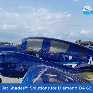 Jet Shades DA62 Removable Tinted Panels for Diamond DA62 Aircraft