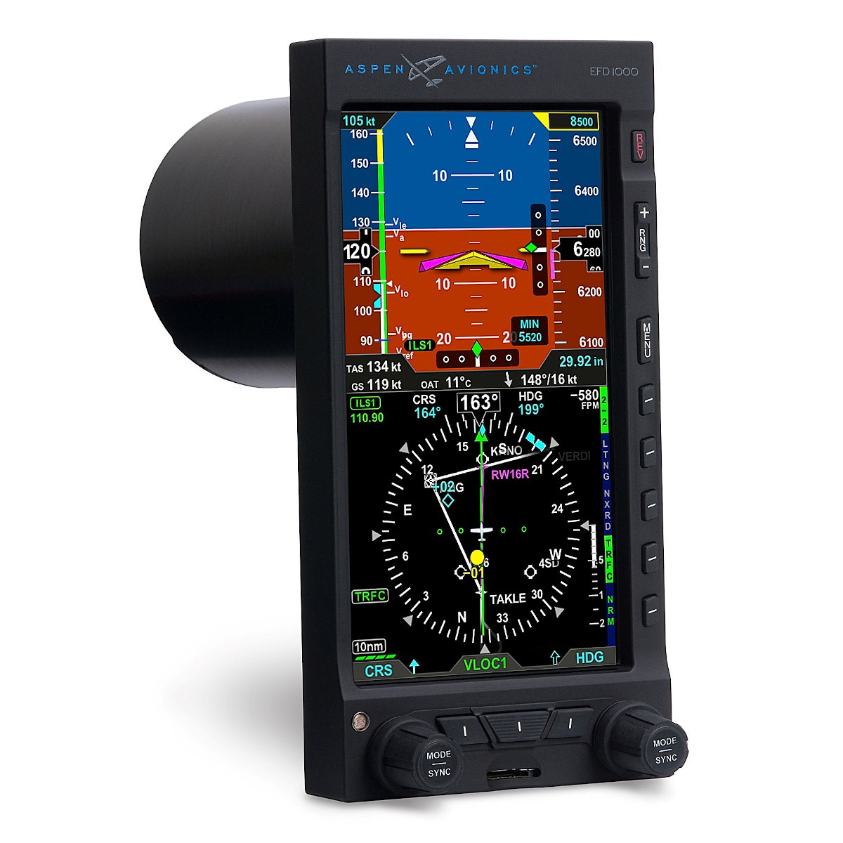 Aspen Avionics EFD1000 Pro PFD Remanufactured Evolution Flight